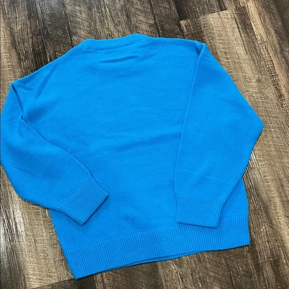 Blue Daffy Duck Intarsia Crewneck Sweater - Looney Tunes - Picture 6 of 7